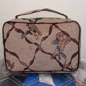Vintage ANGEL Cherub Tapestry Bag